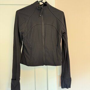 Lululemon Cropped Define Jacket Ribbed Black Size 10